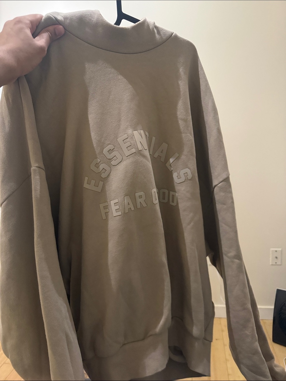 Fear of God Essentials Crewneck Sweatshirt in Taupe